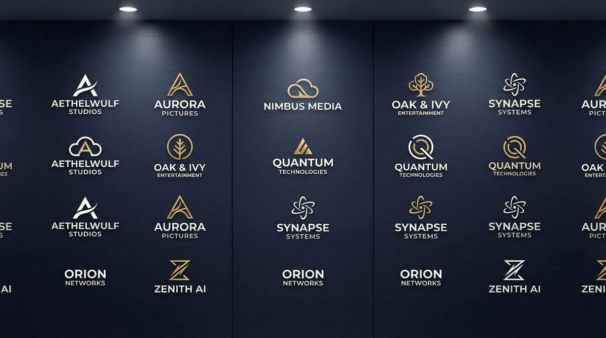 糖心vlog合作影视品牌Logo墙